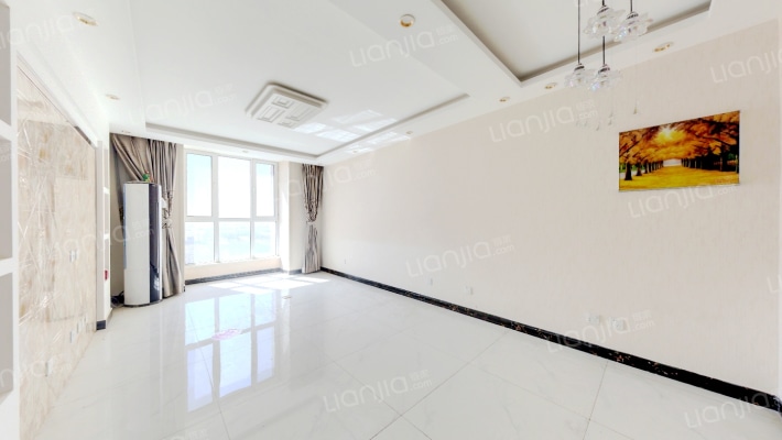 此房南北 向 带装修 4居 上下两层 75平+75平-客厅