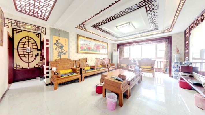 金竹花园，精装修3居，空中花园，满二-客厅