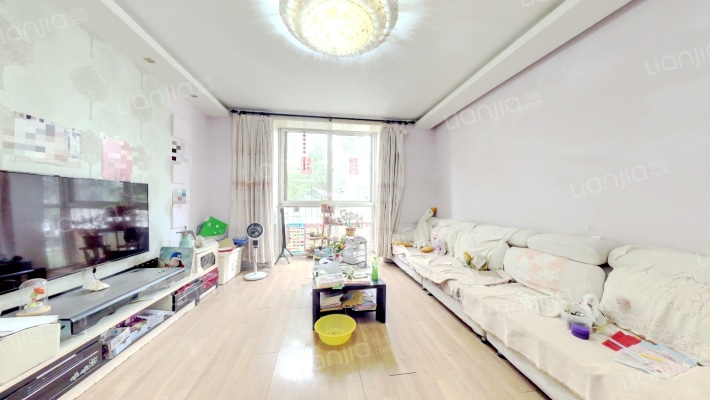 世纪嘉园 新板楼小区 低楼层 南北通透大三居-客厅