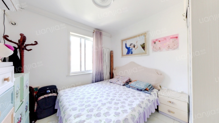 范阳主路旁 板楼三层两居室 精装修 集中供暖-卧室A