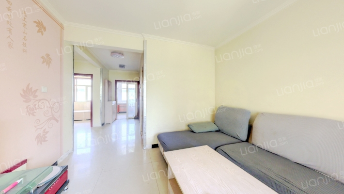 天地新城  南北通透两居室  低价出售  看房随时有钥匙-客厅