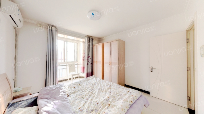 德信公园旁 集中供暖 南北通透两居 低密住宅-卧室A