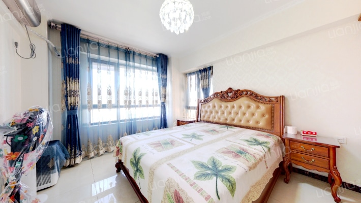 范阳路品质社区御景园40万精装修大两居拎包入住-卧室A