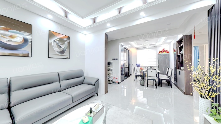 精装婚房，集中供暖，人车分流，环境优美-客厅