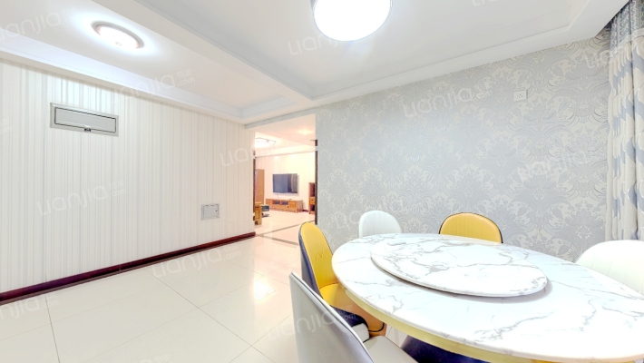 开发区 君临天下御景园  南北通透三居室-餐厅