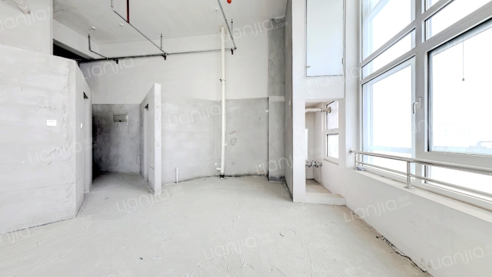 公园8090 层高4.8米 买一层带一层 大落地窗 采光好-卧室