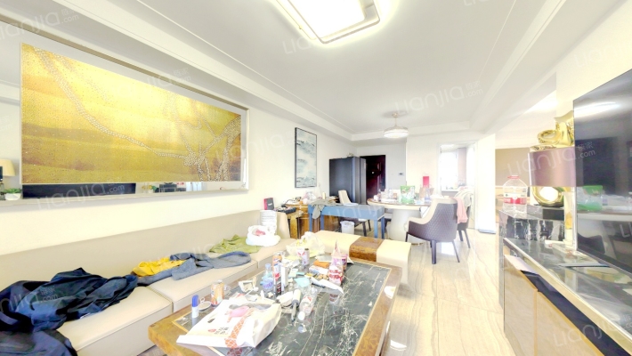 南北通透，全天采光视野开阔，小区环境好，交通便利-客厅