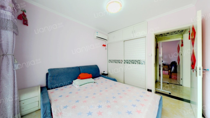 精装朝南两居室，本满税低，城区华阳路旁-卧室B