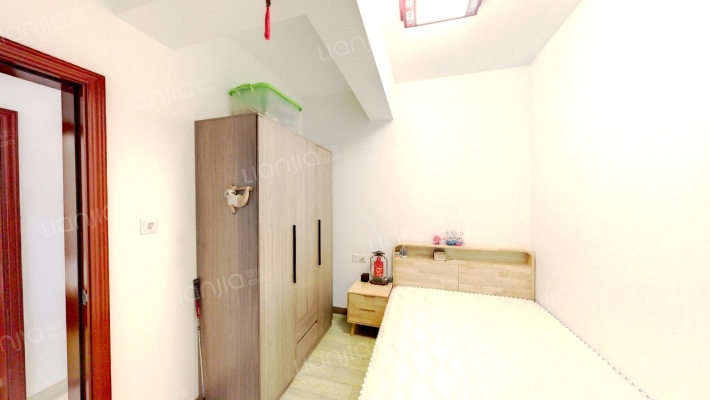 中式园林风格：精装修标准两室一厅-卧室B