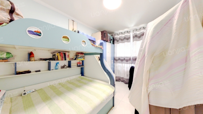 德信公园旁 名流枫景南北通透大两居 精装修拎包入住-卧室B