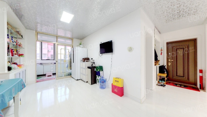 出售槐林新村南北通透，高新区四居室。-餐厅