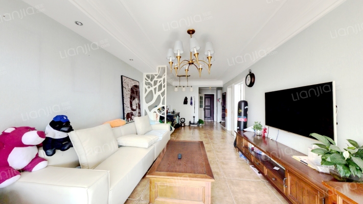 全阳两居，户型方正，精装修，花园小区，封闭管理-客厅