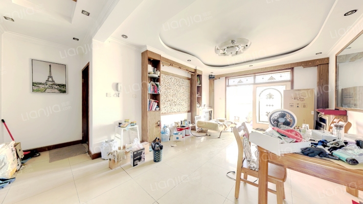 怡安小区 南北通透大三居，户型方正，随时看房-客厅