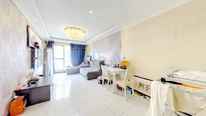 狮子城 精装两居 楼栋位置好 好楼层 视野佳-客厅