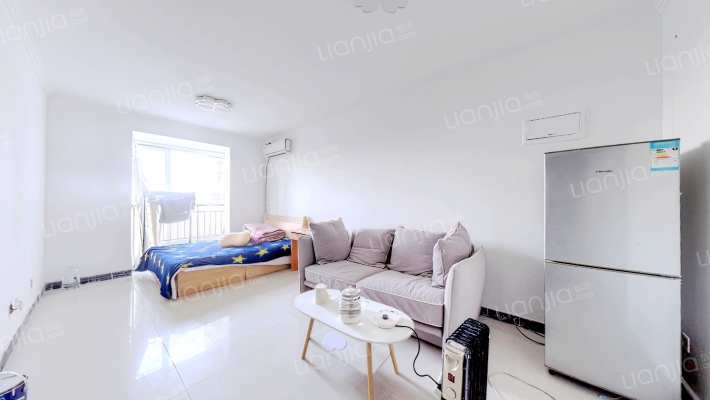 天保丽景一居 一层 家具家电新换的-卧室