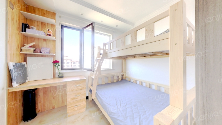 香邑溪谷玫瑰园，南北通透三居室，精装修拎包入-卧室B