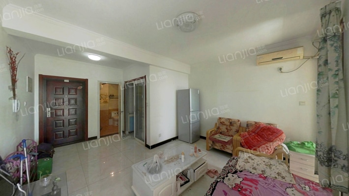 新加坡花园朝南正规一居，中间楼层，采光好-客厅