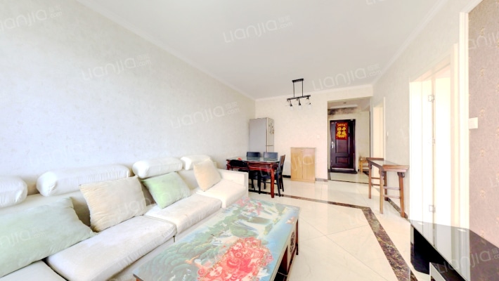 香邑溪谷上园，精装两居，中高楼层。-客厅