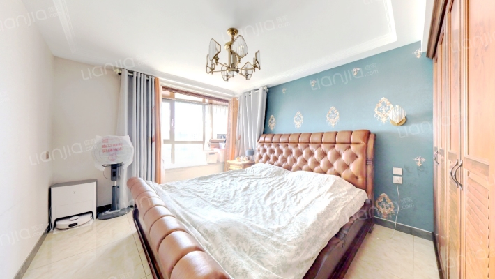 涿州开发区御景园精装南北三居室明厨明卫带车位-卧室C