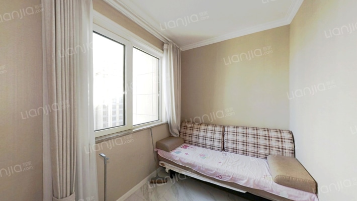 南北通透三居，精装修自住标准。楼层好。-卧室B