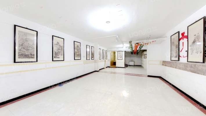 鸿坤理想湾南区别墅，带小院，负一层和地上二层。-客厅A