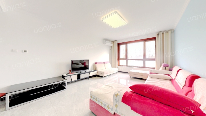 金品时代南北通透大三居 双卧朝南 高品质生活小区-客厅