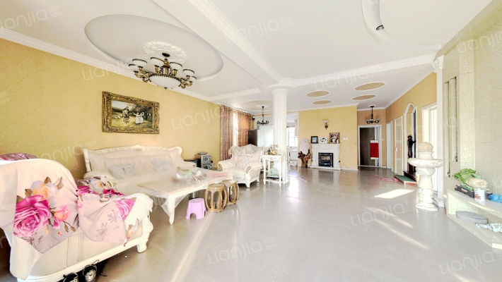 钻石广场旁占地两亩独栋别墅出售-客厅B