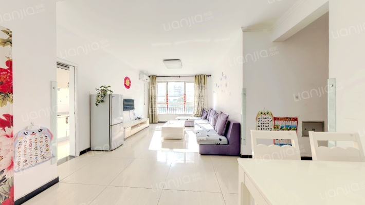 金竹花园全南两居出售，拎包入住-客厅