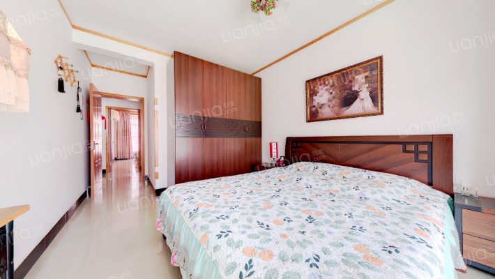 德信公园旁 板楼天花板社区 紧挨公园 南北通透大三居-卧室C