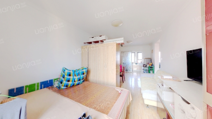 鸿坤理想湾，通透三居，自住装修，拎包入住-客厅