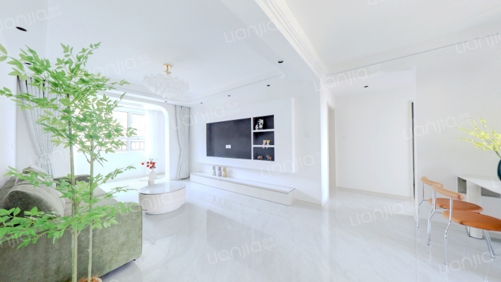 牛津花园，精装三居，人车分流，无遮挡-客厅