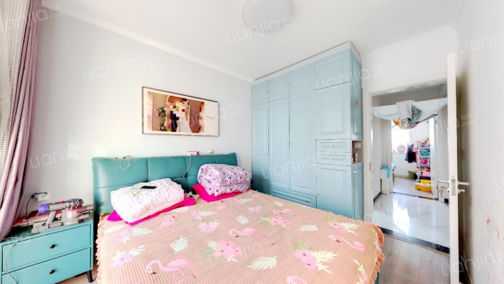 南北通透三居 中间楼层采光好 交通便利-卧室B