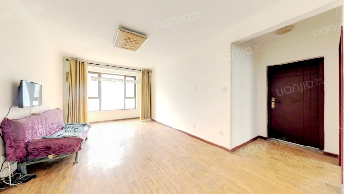 满二，简单装修，南北通透，中高楼层，采光充足-客厅