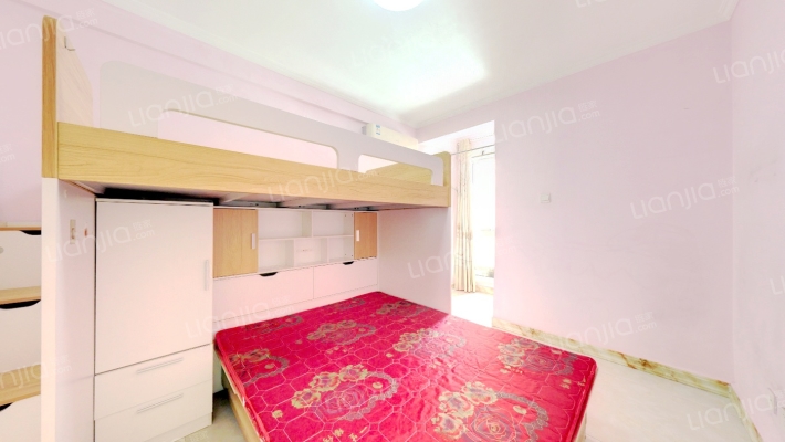 钻石广场全朝阳两居室，可贷款，房本满五 房子干净-卧室A