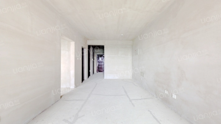 牛津花园 朝南两居 采光视野无遮挡 毛坯-客厅