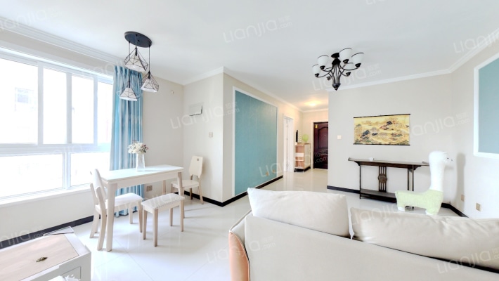 华阳路 精装电梯房两居 拎包入住-客厅