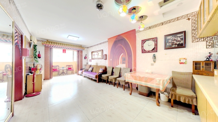 范阳路 全南精装两居室 中间楼层采光无遮挡-客厅