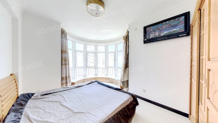 涿州市区 凯旋门 大社区 好楼层 卧室带弧形窗-卧室A