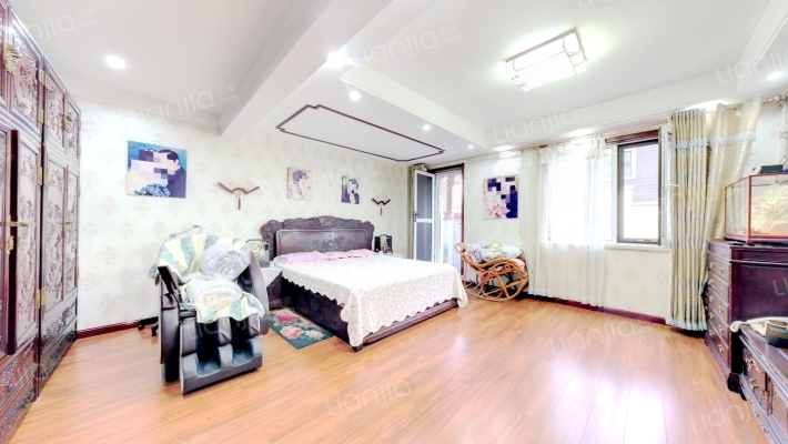 4A级高尔夫别墅景区，联排别墅，大面积私人庭院。-卧室D