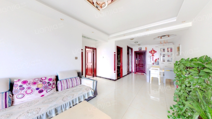 华阳路旁 联合七号院 92平精装名厨明卫2居出售-客厅