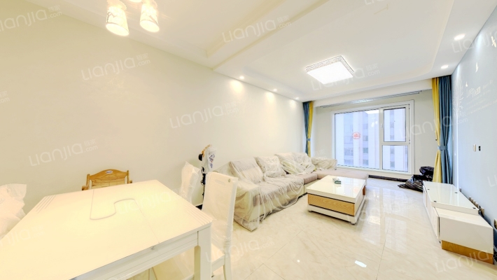 精装修 满二 出入方便 拎包入住 中层 全屋硅藻泥-客厅