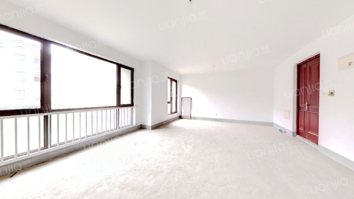 鸿坤南院幽静洋房，近高铁，一梯一户，前后水系-客厅