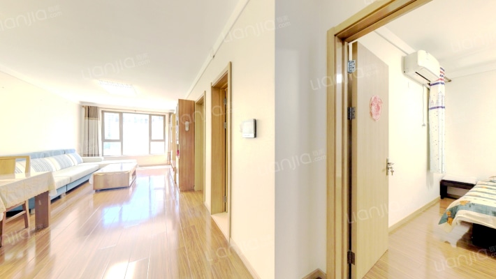 鸿坤理想湾北区 3室1厅 南-客厅