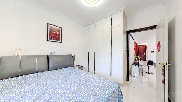 南北通透四居室 精装修 采光视野好 带40多平花园-卧室A