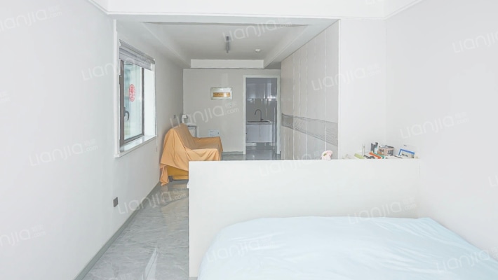 新市区万达博学院一室精装修拎包入住随时可以看-卧室