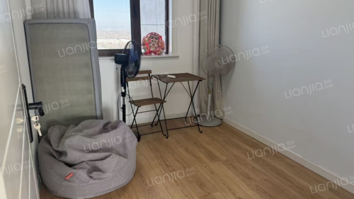 鸿坤理想尔湾 精装修未住 南北通透三居-卧室B