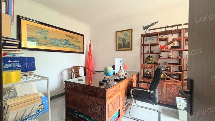 精装！联排带院，满五唯一 高尔夫别墅区 业主靠谱卖-书房