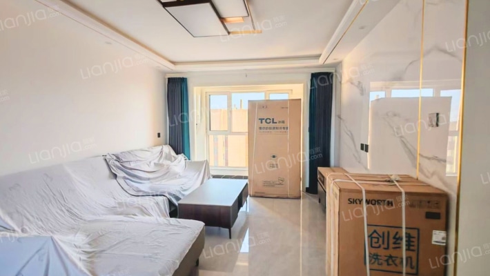 琉璃河三利中和城精装修南北通透两居室-客厅