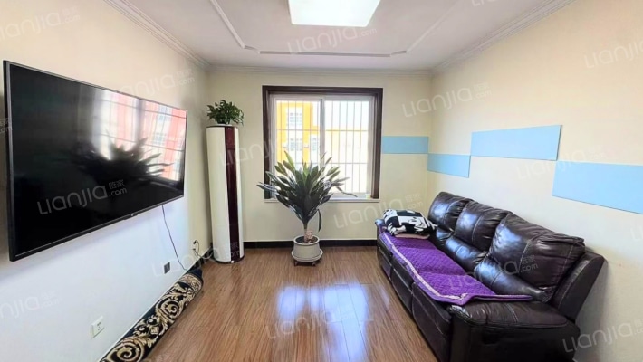 东兴南街电梯房，精装两居室 南北通透好楼层 交通便利-客厅