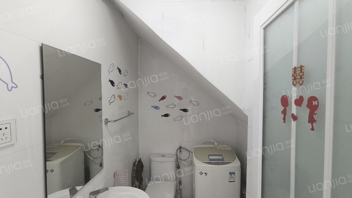 金街公寓 复式 一室一厅 高楼层 采光无遮挡-卫生间A